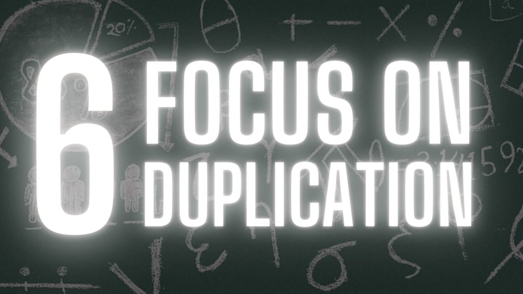 network marketing duplication graphic