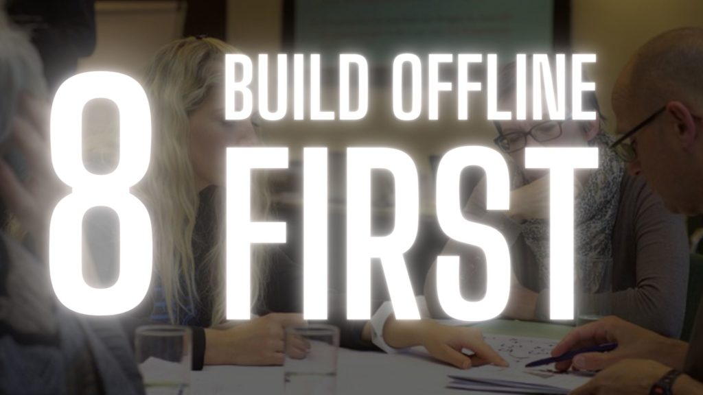 build your mlm offline first graphic