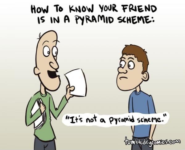 pyramid scheme cartoon