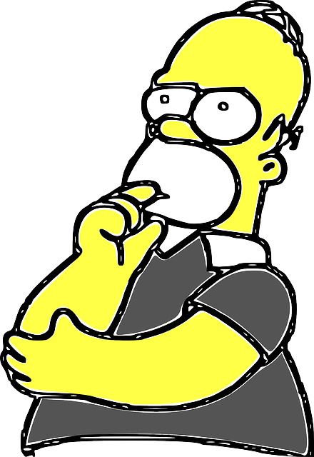 picture of homer contemplating mlm