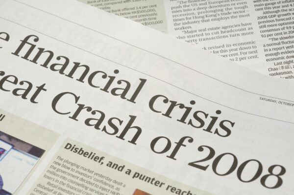 picture of 2008 crisis headline